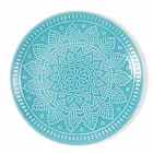 Pllaka me ngjyra moderne 18 copë Shërbimi i plotë i tabelës në Gres - Kretë Viadurini