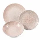 Pllaka me ngjyra moderne 18 copë Shërbimi i plotë i tabelës në Gres - Kretë Viadurini