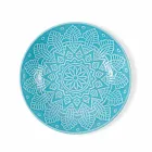 Pllaka me ngjyra moderne 18 copë Shërbimi i plotë i tabelës në Gres - Kretë Viadurini