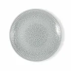 Pllaka me ngjyra moderne 18 copë Shërbimi i plotë i tabelës në Gres - Kretë Viadurini