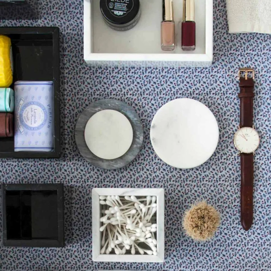 Sapun me mermer sapun Carrara Dish Made in Italy - Sismo Viadurini