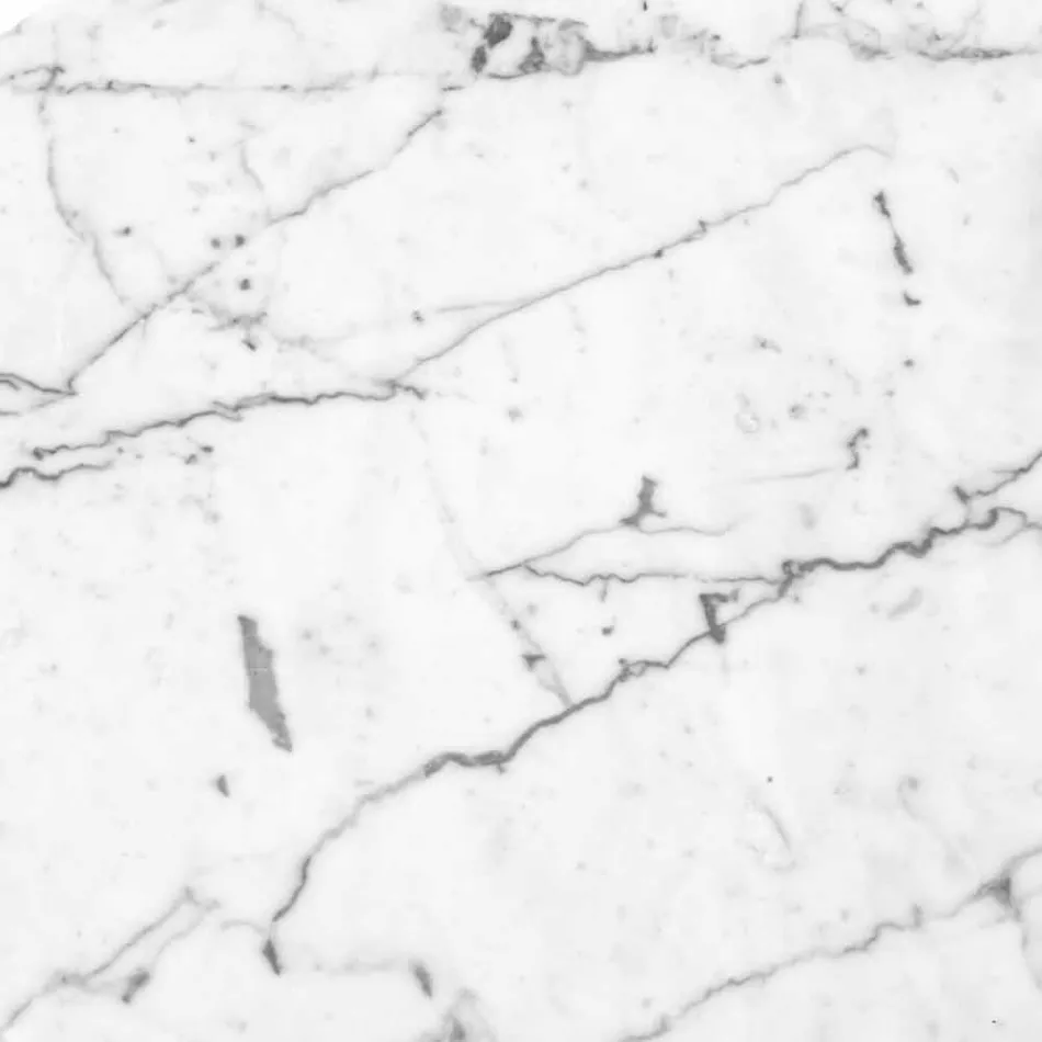 Pjata e rrumbullakët e djathit në mermer të bardhë ose të zi të bërë në Itali - Kirby Viadurini