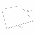 Sirtar Dushi me Dizajn Modern në Efekt guri rrëshire 100x70 - Domio Viadurini