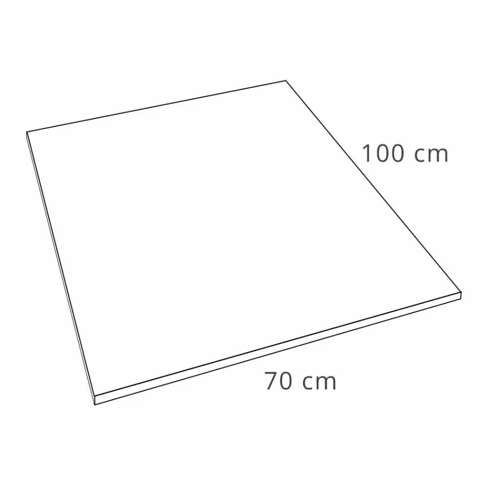Sirtar Dushi me Dizajn Modern në Efekt guri rrëshire 100x70 - Domio Viadurini
