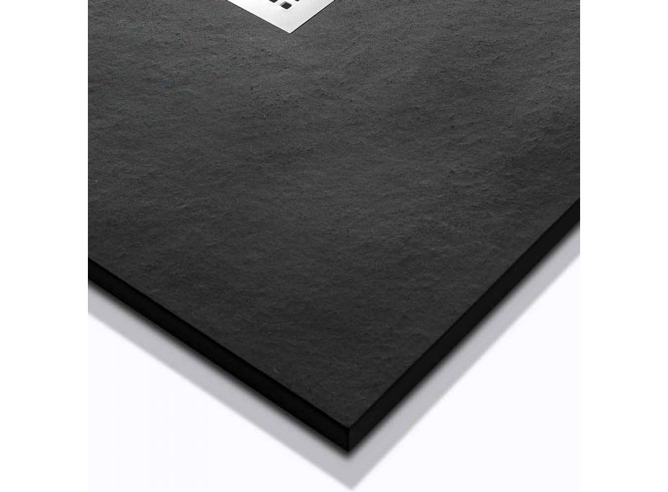 Sirtar Dushi me Dizajn Modern në Efekt guri rrëshire 100x70 - Domio Viadurini