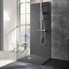 Tabaka dushi katror 80x80 në rrëshirë me përfundim të efektit modern të gurit - Domio Viadurini