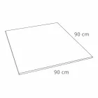 Tabaka Sheshi Dushi 90x90 Efekt Betoni me Rrjetë Çeliku - Cupio Viadurini