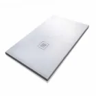 Tabaka dushi drejtkëndëshe 140x90 në përfundim të efektit prej guri rrëshire - Domio Viadurini