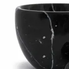 Llaç i Vogël me Pestle në Mermer të Bardhë Carrara Made in Italy - Mirel Viadurini