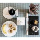 Llaç i Vogël me Pestle në Mermer të Bardhë Carrara Made in Italy - Mirel Viadurini