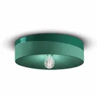 Dritë rrethore e tavanit në qeramikë me ngjyra të bërë në Itali - Ferroluce Pi Viadurini