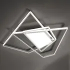 Llambë muri LED e errësueshme në metal ari ose argjendi - Galactic Viadurini