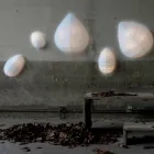 Llambë Muri në Projektimin e Likrës Metalike dhe të Bardhë në 3 Përmasa - Gjethe Viadurini