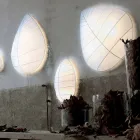 Llambë Muri në Projektimin e Likrës Metalike dhe të Bardhë në 3 Përmasa - Gjethe Viadurini