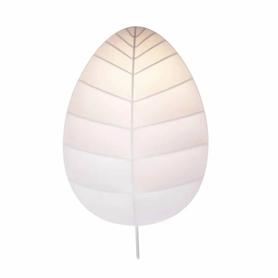 Llambë Muri në Projektimin e Likrës Metalike dhe të Bardhë në 3 Përmasa - Gjethe Viadurini