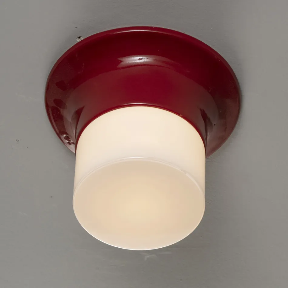 Llambë tavani e punuar jashtë në Majolica e prodhuar në Itali - Toscot Swinger Viadurini