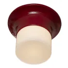 Llambë tavani e punuar jashtë në Majolica e prodhuar në Itali - Toscot Swinger Viadurini