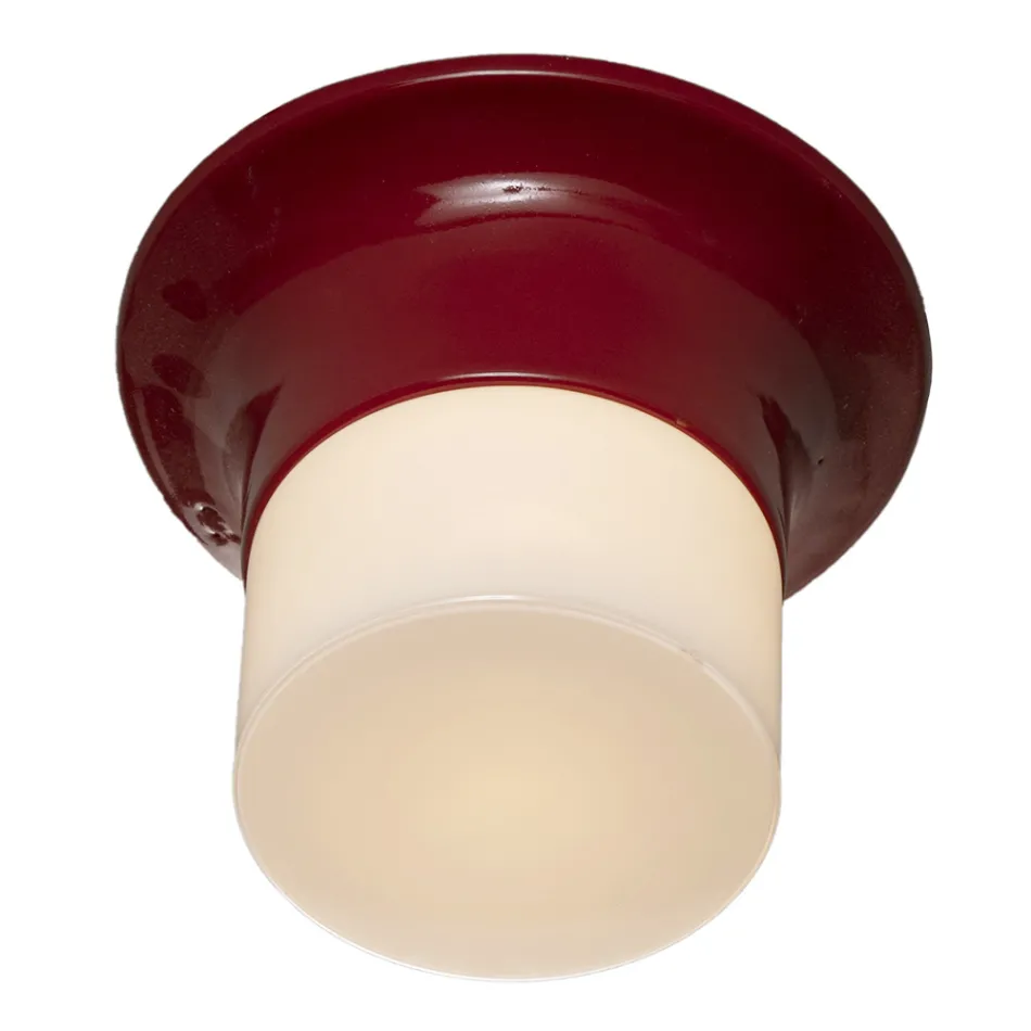 Llambë tavani e punuar jashtë në Majolica e prodhuar në Itali - Toscot Swinger Viadurini