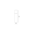 Llambë tavani artizanale në qeramike dhe tunxh të prodhuara në Itali - Toscot Match Viadurini