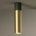 Llambë tavani artizanale në qeramike dhe tunxh të prodhuara në Itali - Toscot Match Viadurini