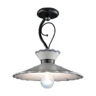 Llampa tavani Artizan në Qeramikë me Efekt Qëndisje Pikturë Dore - Ravenna Viadurini