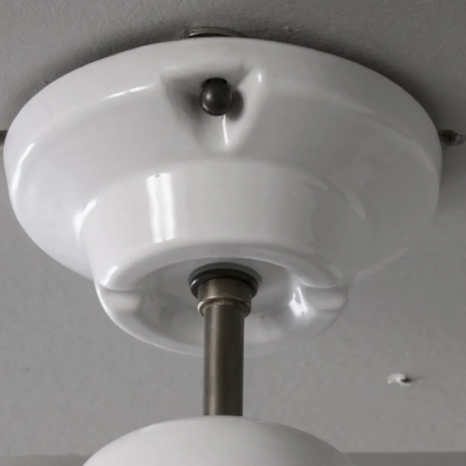 Llambë tavani e punuar me dorë në Majolica dhe Alumini Prodhuar në Itali - Toscot Battersea Viadurini