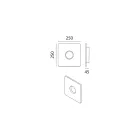 Llambë tavani e punuar me dorë në Toskan Majolica Prodhuar në Itali - Toscot Vivaldi Viadurini