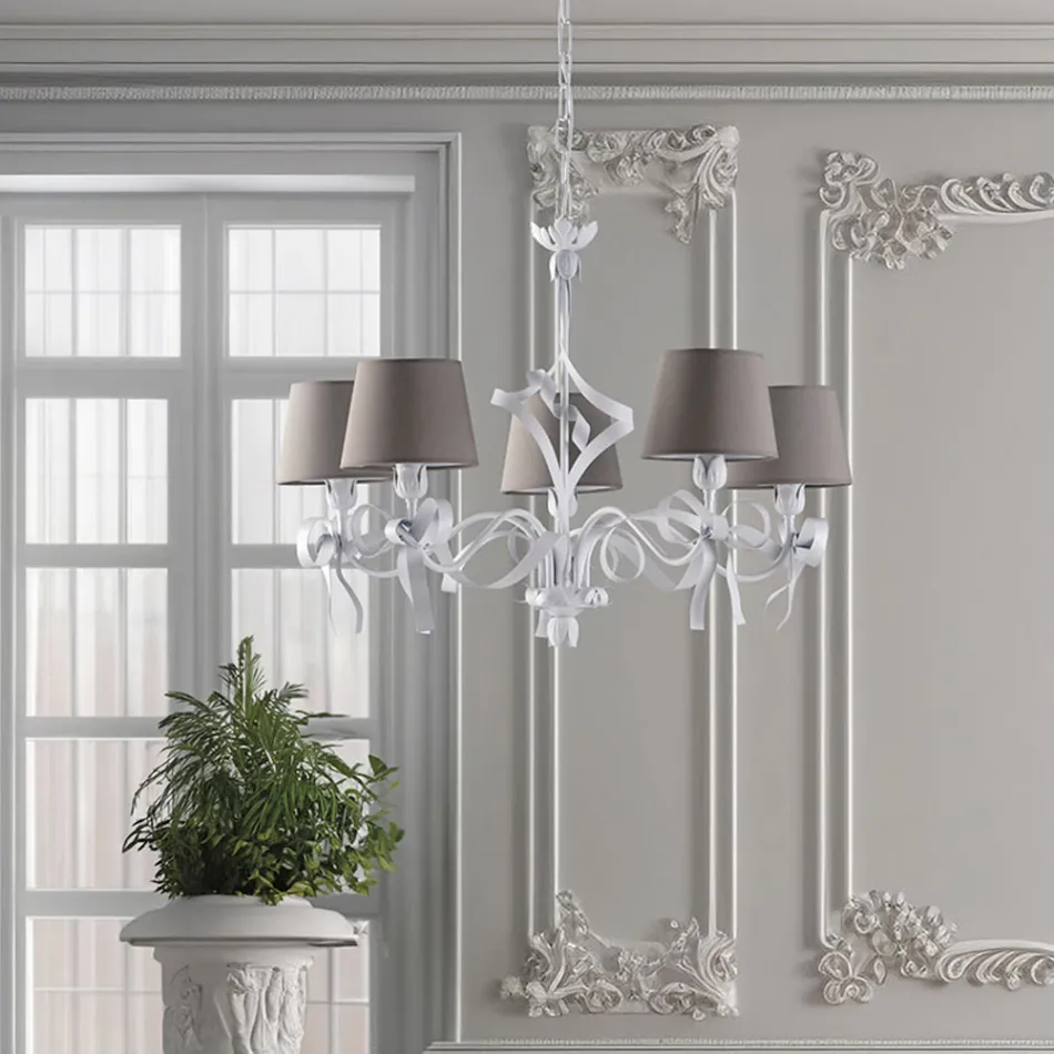 Llambë tavani LED e bardhë për ndriçimin e hapësirave moderne dhe të rregullta – Dalia Viadurini