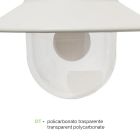 Llamba tavani e jashtme në alumin e prodhuar në Itali në stilin e cilësisë së mirë - Cassandra Viadurini