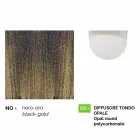 Llambë tavani kopshti në alumin alumini të ngordhur të bërë në Itali, Anusca Viadurini