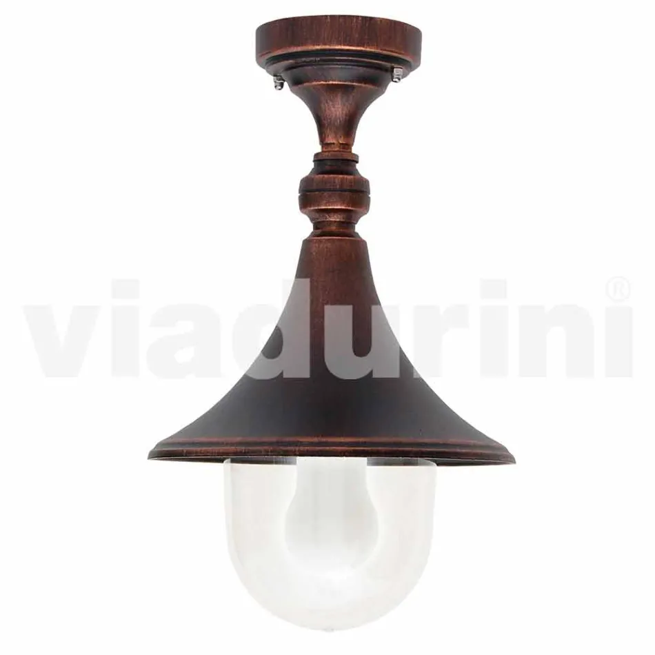 Llambë tavani kopshti në alumin alumini të ngordhur të bërë në Itali, Anusca Viadurini