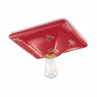 Qeramikë e fixtures tavan fiks qeramike Karen Ferroluce Viadurini