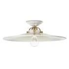 Dritë qeramike e dizajnit Rustic dritë e bërë në Itali nga Ferroluce Viadurini