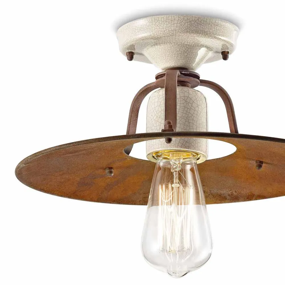 Dritë e tavanit e bërë prej qeramike dhe metali të cilësisë së mirë Elaine Ferroluce Viadurini