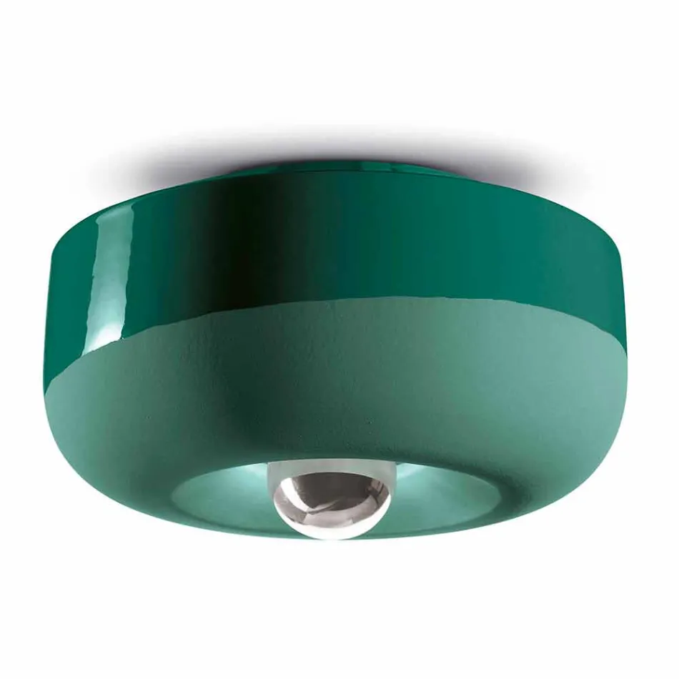 Drita e tavanit me dizajn të cilësisë së mirë në qeramikë me ngjyra të bërë në Itali - Bellota Viadurini