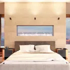 Drita e rregullueshme e tavanit në Spotlight në 4 copë alumini të bardhë ose të zi - Lazzaro Viadurini