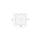 Llambë tavani me ngjyrë qeramike e punuar me dorë në Itali - Tërfil Toscot Viadurini