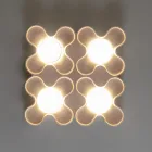 Llambë tavani me ngjyrë qeramike e punuar me dorë në Itali - Tërfil Toscot Viadurini