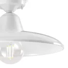 Llampa tavani prej qeramike dhe hekuri të zezë me dizajn Industrial Vintage - Bew Viadurini