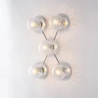 Llambë tavani prej hekuri e prodhuar në Itali për dekorim të brendshëm - Como Viadurini