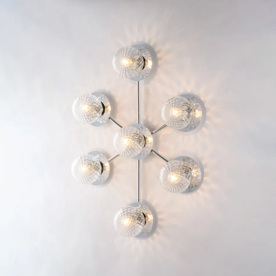 Llambë tavani prej hekuri e prodhuar në Itali për dekorim të brendshëm - Como Viadurini