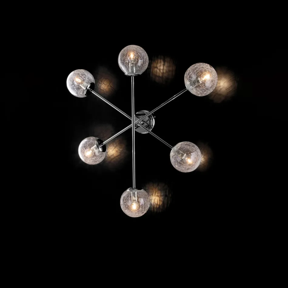 Llambë tavani prej hekuri e prodhuar në Itali për dekorim të brendshëm - Monako Viadurini