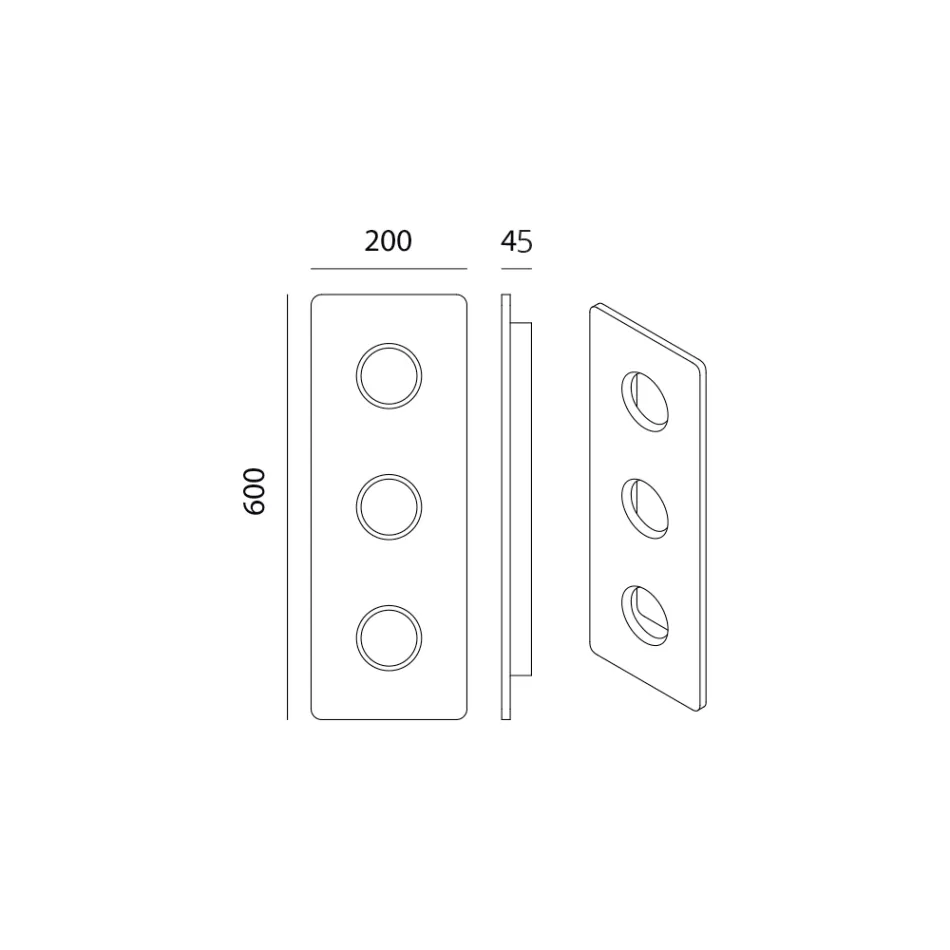 Llambë tavani në Toskan Majolica E punuar me dorë në Itali - Toscot Vivaldi Viadurini