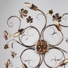 Llambë tavani LED kromi e prodhuar në Itali për hapësira moderne – Fiore Viadurini