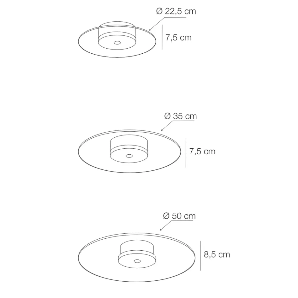 Ndriçues Tavani Metalik me Difuzor Pleksiglasi me Pika të Mikro-Pika - Nora Viadurini