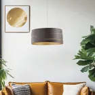 Llambë tavani prej metali dhe qelqi për një dritë të shpërndarë dhe harmonike – Melograno Viadurini