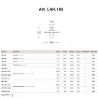 Llambë tavani në bronz, bakër dhe qelq Nabucco Aldo Bernardi Viadurini