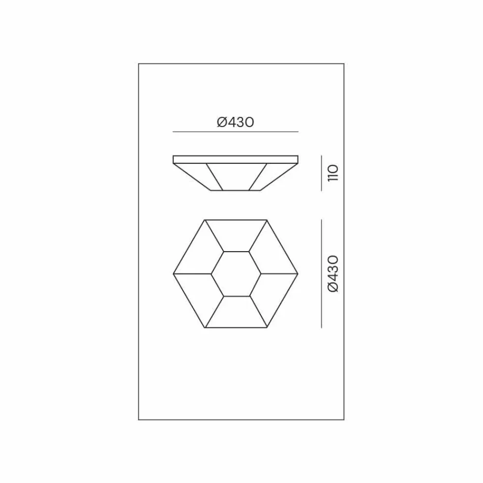 Llambë tavani prej bronzi dhe xhami të ndezur të cilësisë së mirë 2 Madhësitë - Hardcover nga Il Fanale Viadurini