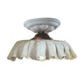 Llamba tavani qeramike e punuar me dore me efekt pëlhure dhe metali - Modena