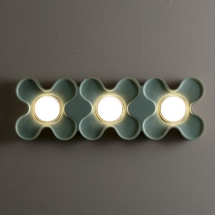 Llambë moderne qeramike e tavanit e punuar me dorë në Itali - Tërfil Toscot Viadurini